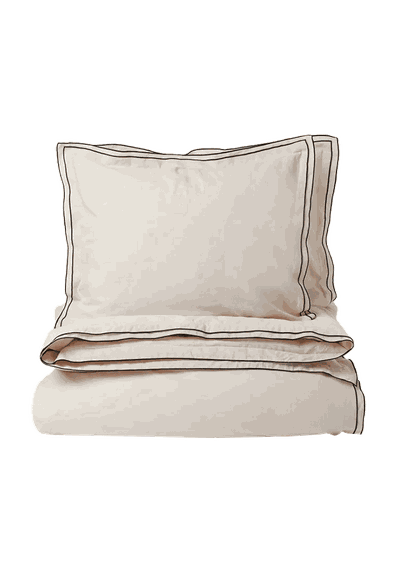 Linen-Blend Double/King Duvet Cover Set from H&M