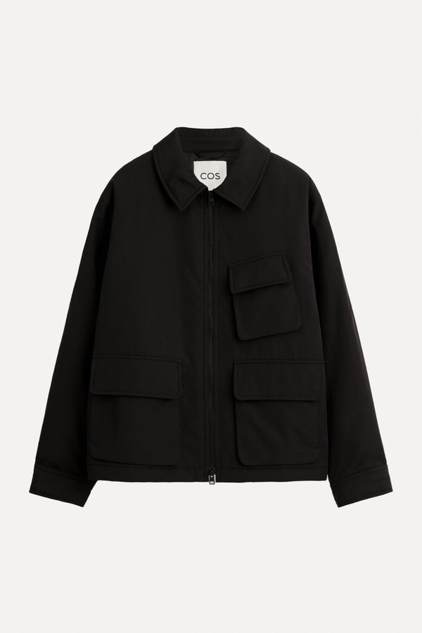 Padded Nylon Utility Jacket