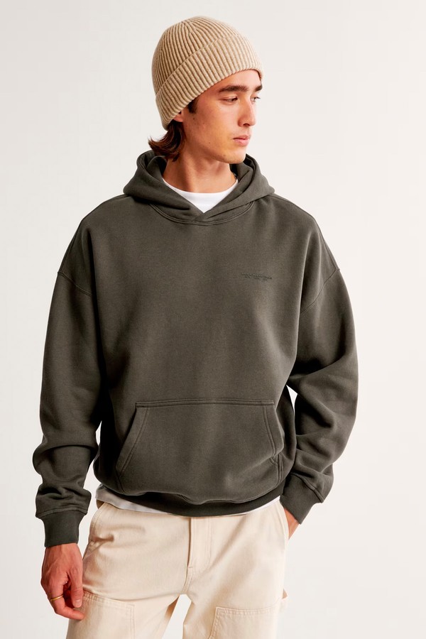 Small-Scale Logo Popover Hoodie