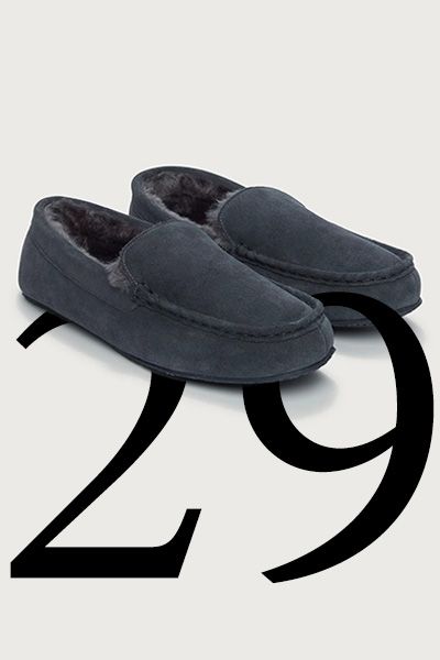 Suede Moccasin Slippers from The White Company