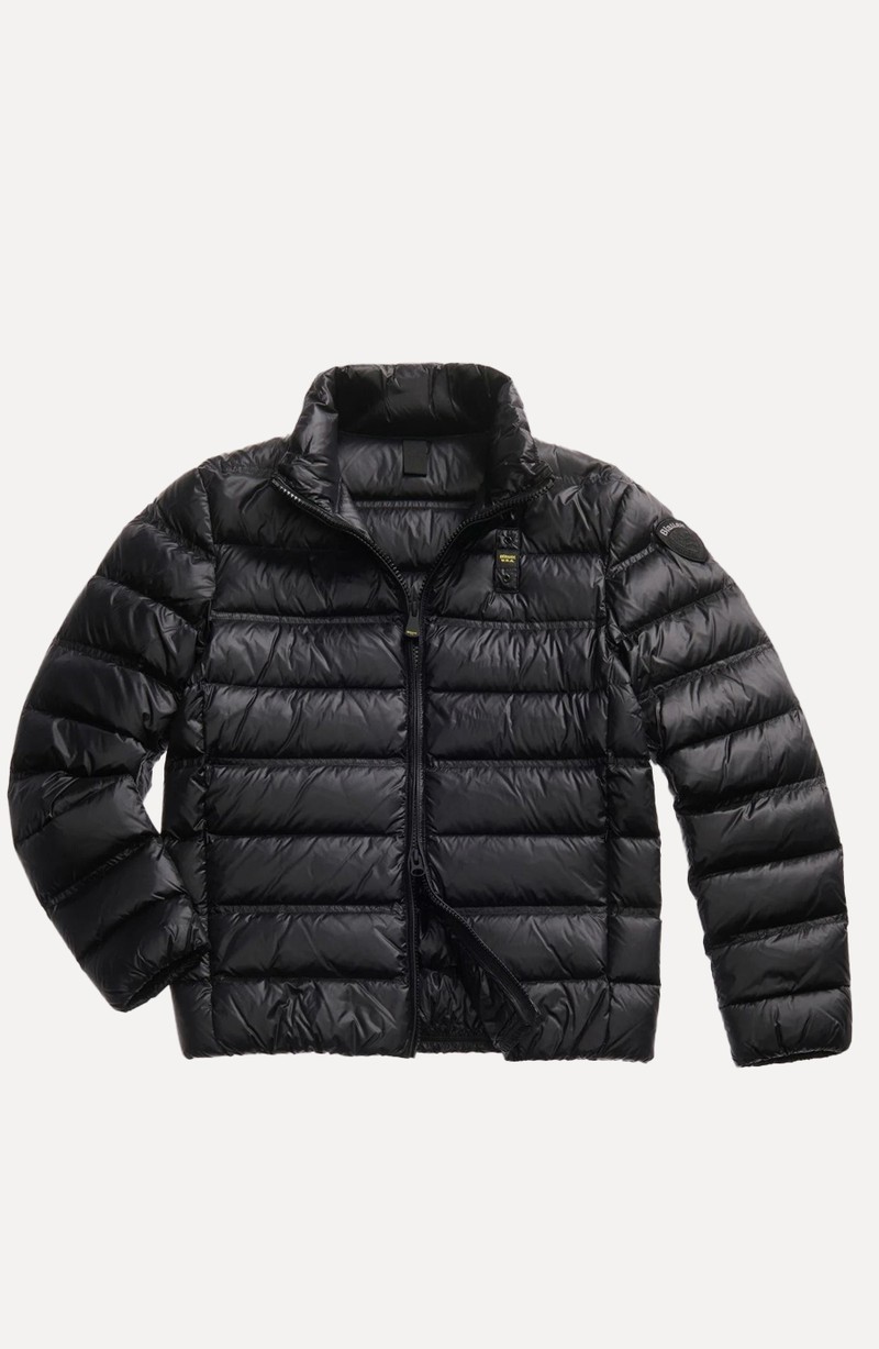 Down Jacket With Mandarin Collar Belmon