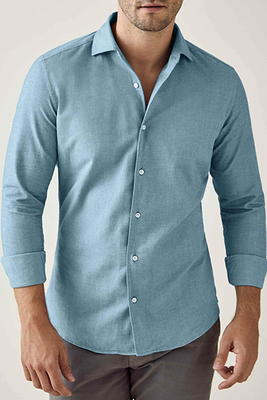 Topaz Brushed Cotton Shirt
