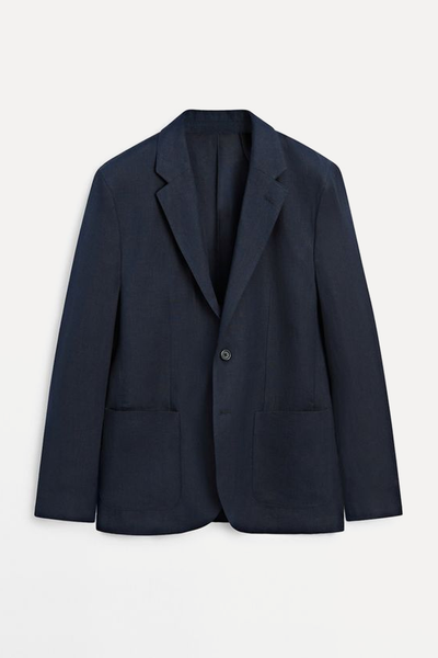 100% Linen Suit Blazer  from Massimo Dutti