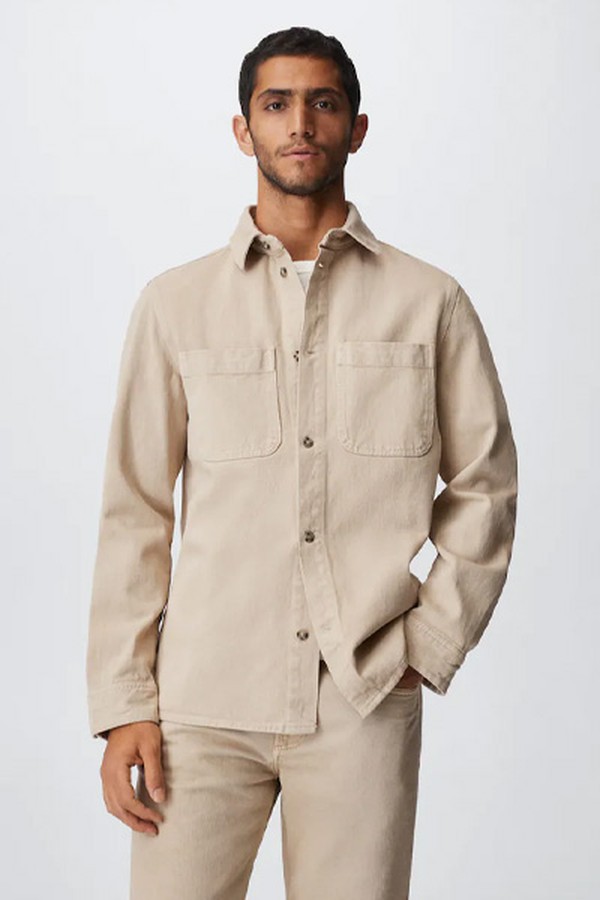 Pocket Denim Overshirt from Mango