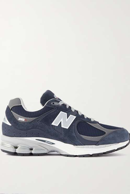 Leather-Trimmed Suede and Mesh Sneakers from New Balance 