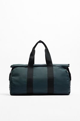 Rubberised Duffle Bag from Zara