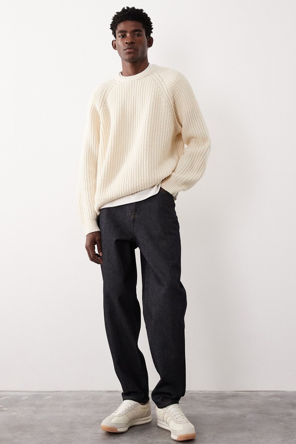 Oversized Knitted Wool Jumper 