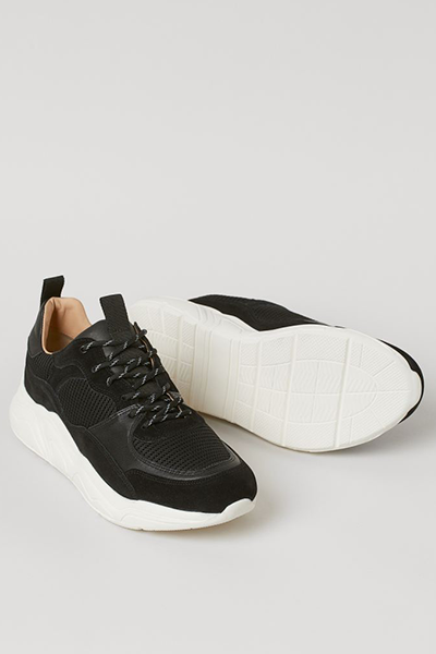 Chunky Leather Trainers
