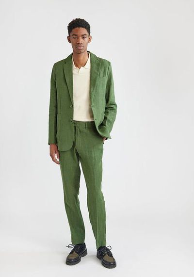 Linen Tailored Blazer