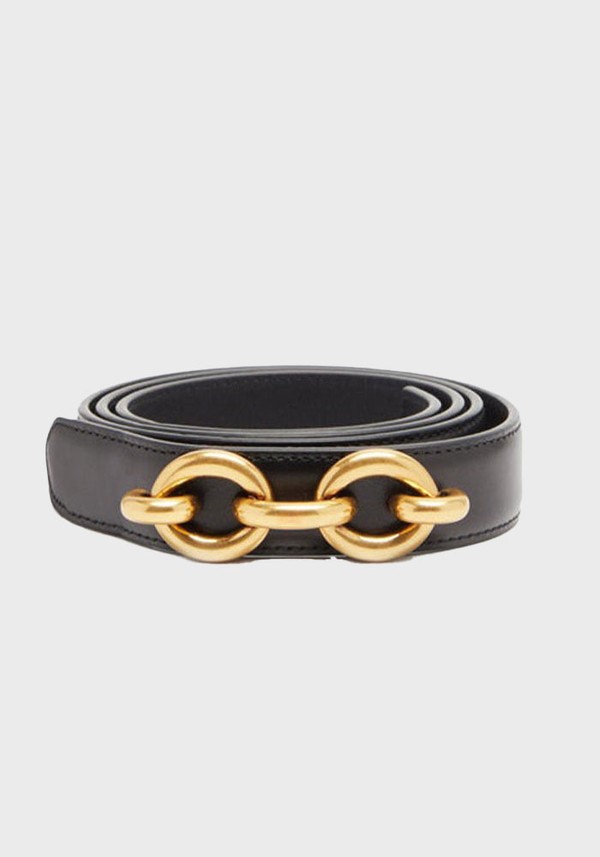 Maillon Leather Belt from Saint Laurent