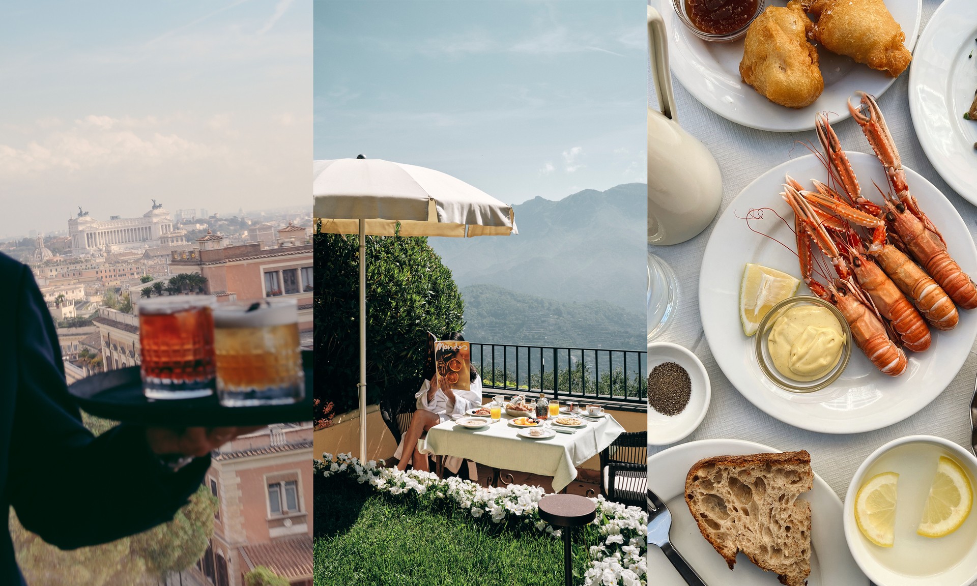 Aperitivo Rome | Belmond Caruso, Amalfi Coast | Rochelle Canteen