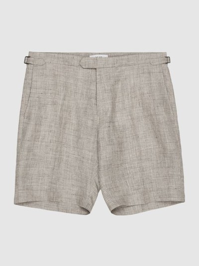 Tailored Linen Shorts