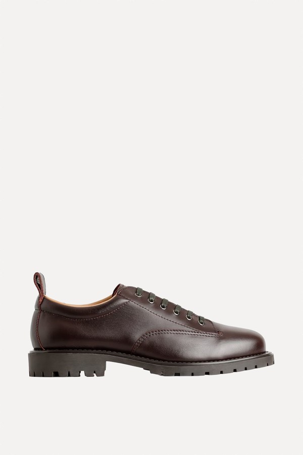 Chunky Leather Derby Shoes