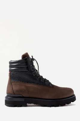 Peka Trek Nubuck & Leather Hiking Boots from Moncler