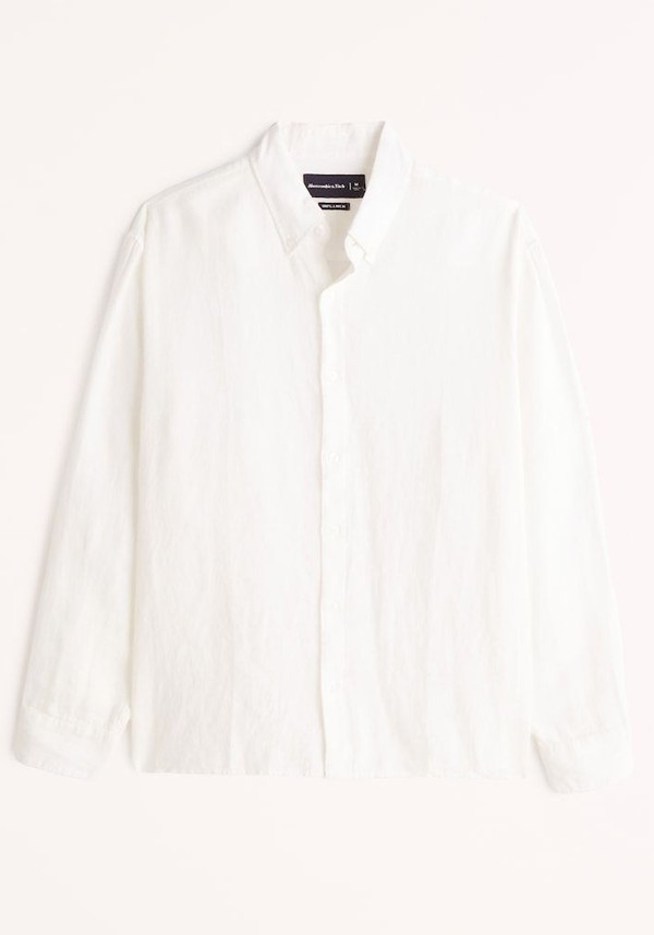 Linen Button-Up Shirt