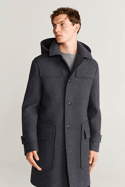 Next Textured Flecked Wool Coat