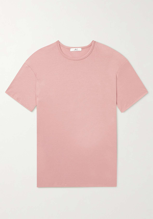 Cotton And Silk-Blend Jersey T-Shirt from Mr P.