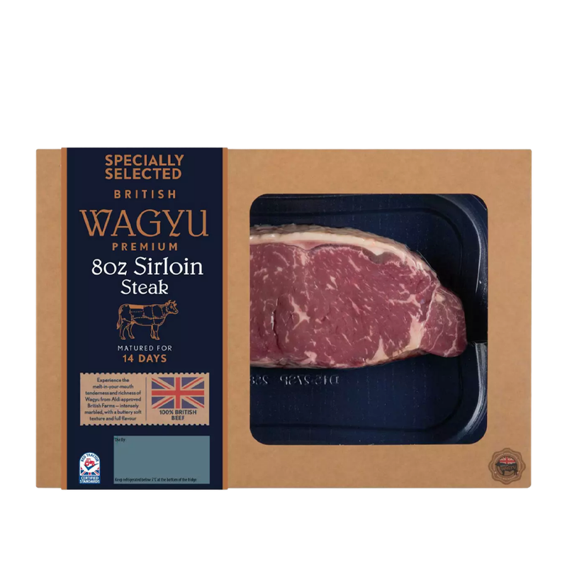 100% British Beef Wagyu Sirloin Steak