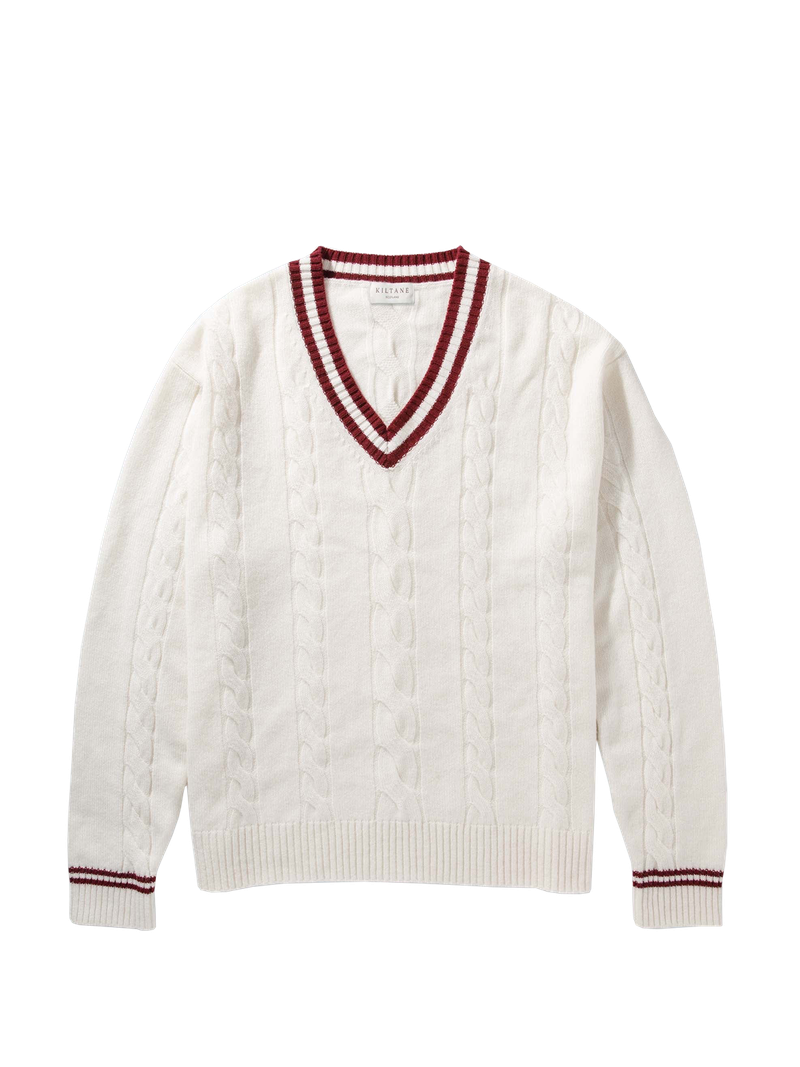 Cashmere Cricket Style Jumper 