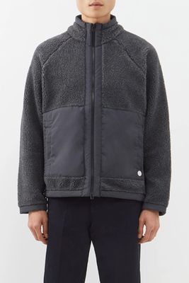 Signal Nylon-Trimmed Fleece Jacket from Folk