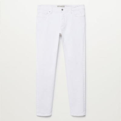 Slim Fit White Jan Jeans from Mango