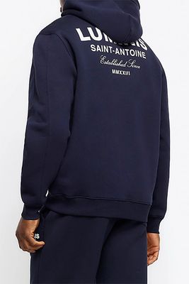 Regular Fit Graphic Tracksuit Hoodie from River Island