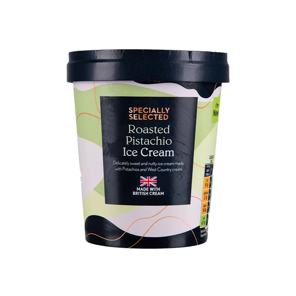Roasted Pistachio Ice Cream from Specially Selected