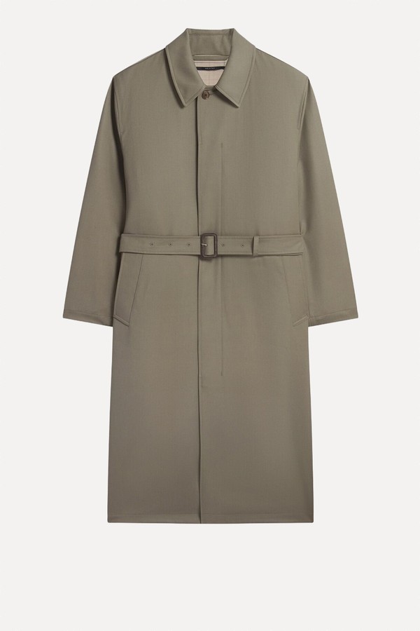 Wool Mohair Long Car Coat from Dunhill