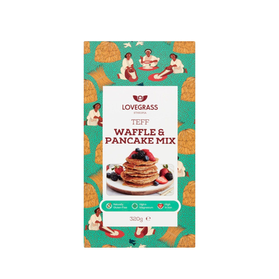 Teff Pancake & Waffle Mix  from Lovegrass