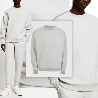 Prolific Grey Regular Fit Fleece Sweatshirt, £30