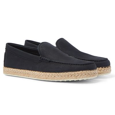 Nubuck Espadrille Loafers from Tod's