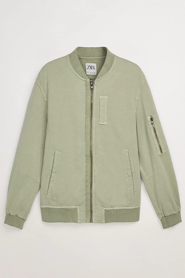 Cotton Bomber Jacket from Zara