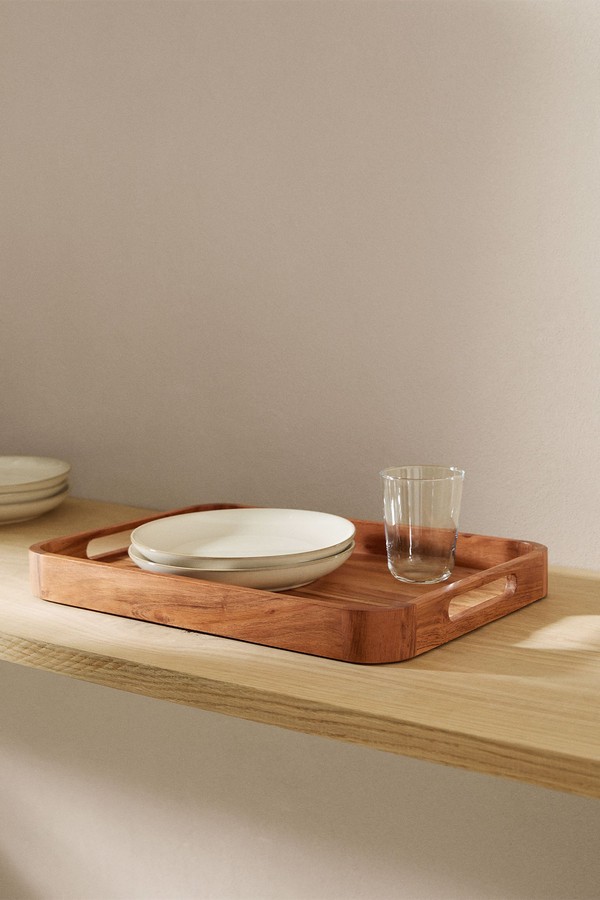 Rectangular Wooden Tray from Mango