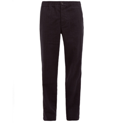Checked Drawstring Trousers from Oliver Spencer