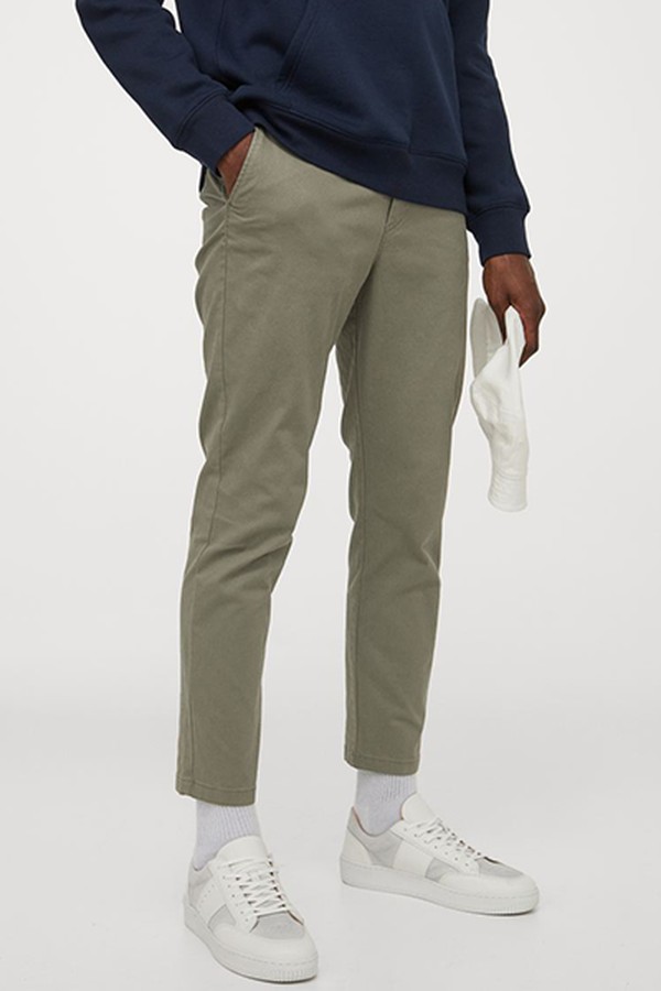 Cropped Chinos Slim Fit