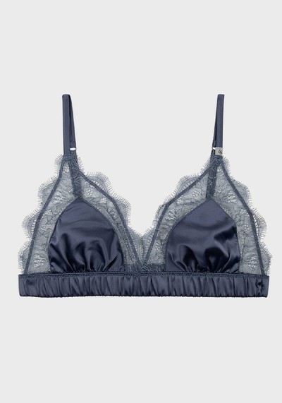 Love Lace Bralette Night Sky Blue from Womanhood