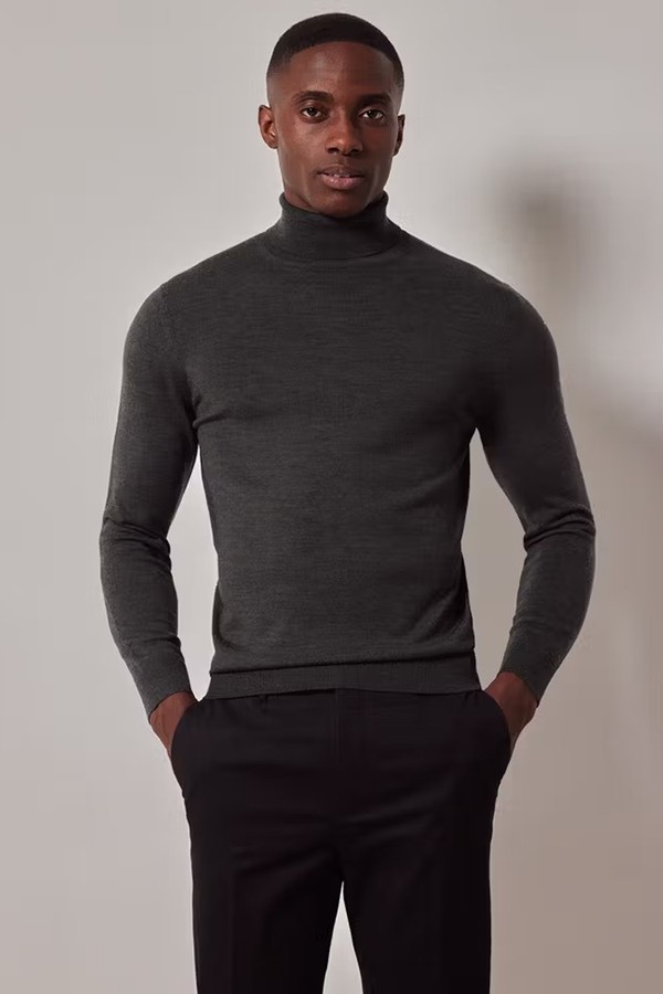 Roll Neck Merino Jumper