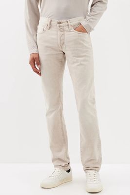 Washed Slim-Leg Jeans  from Tom Ford
