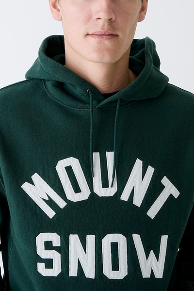 Heritage 14 oz. Fleece Graphic Hoodie from MOUNT SNOW X J.CREW