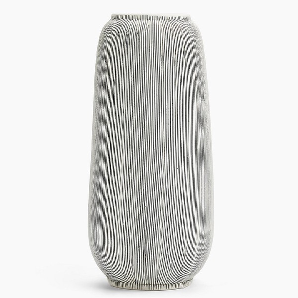 Large Linear Striped Vase