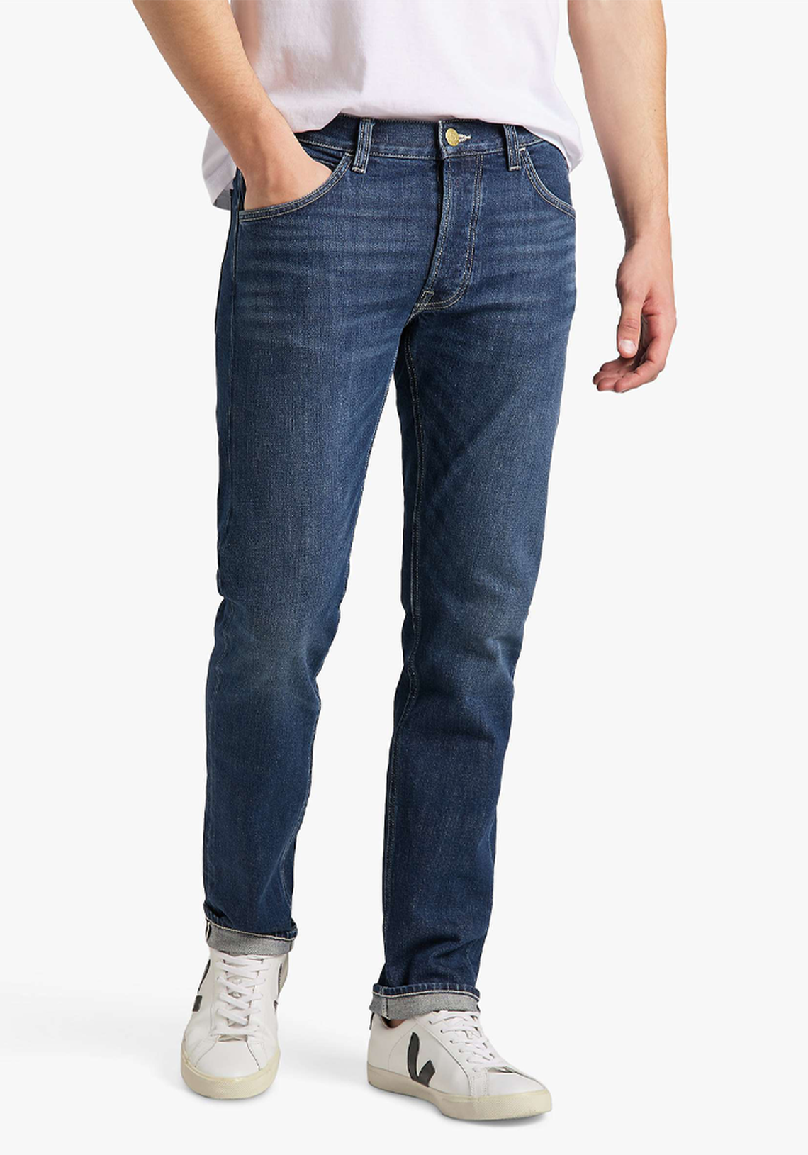 Luke Dark Worn Slim Fit Jeans