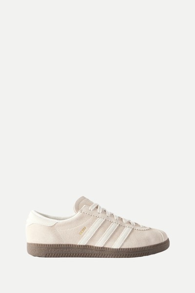 Bern W Leather-Trimmed Suede Sneakers from ADIDAS ORIGINALS