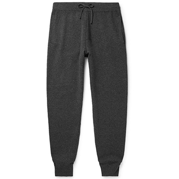 Tapered Double-Faced Cashmere Sweatpants