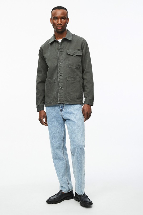 Patch Pocket Sturdy Twill Overshirt
