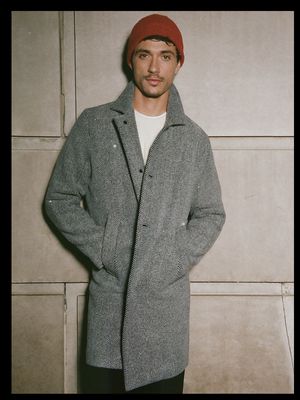 Wool-Blend Mac Coat, £230