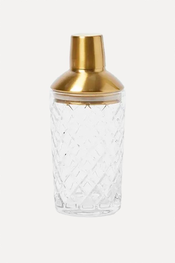 Medlock Diamond Glass Cocktail Shaker from Oliver Bonas