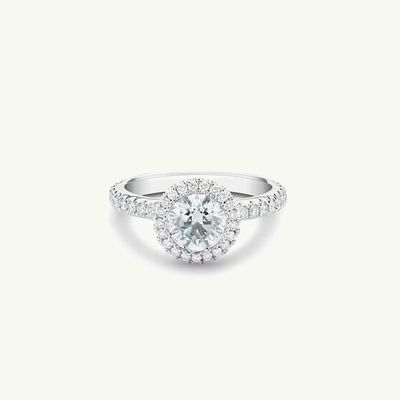 Aura Round Brilliant Diamond Ring