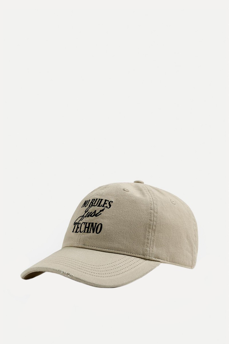 Washed Embroidery Cap