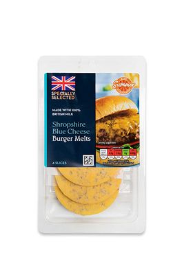 Specially Selected Shropshire Blue Cheese Burger Melts