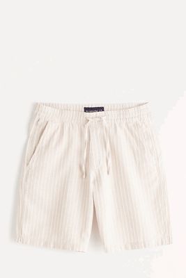 9 Inch Linen-Blend Pull-On Short from Abercrombie & Fitch